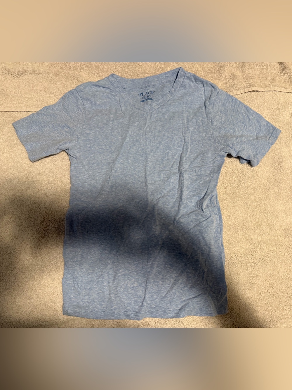 The Children's Place Heather Blue Short Sleeve Tee